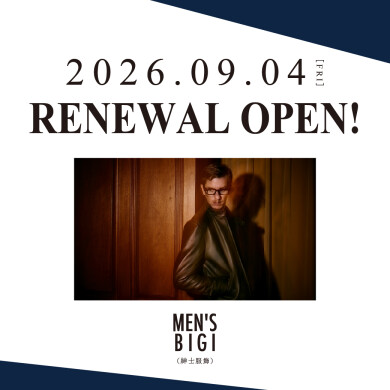 【9/4 OPEN】メンズビギ