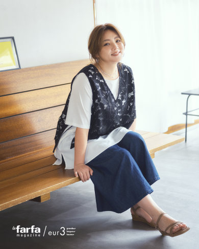 甘くないのに華やか大人のレースレイヤードを野呂佳代さんがお届けします。