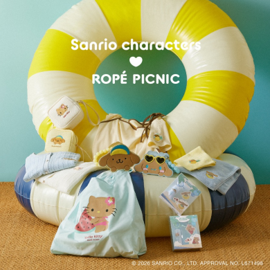 サンリオキャラクターズ×ROPÉ PICNIC コラボレーションアイテムが登場!